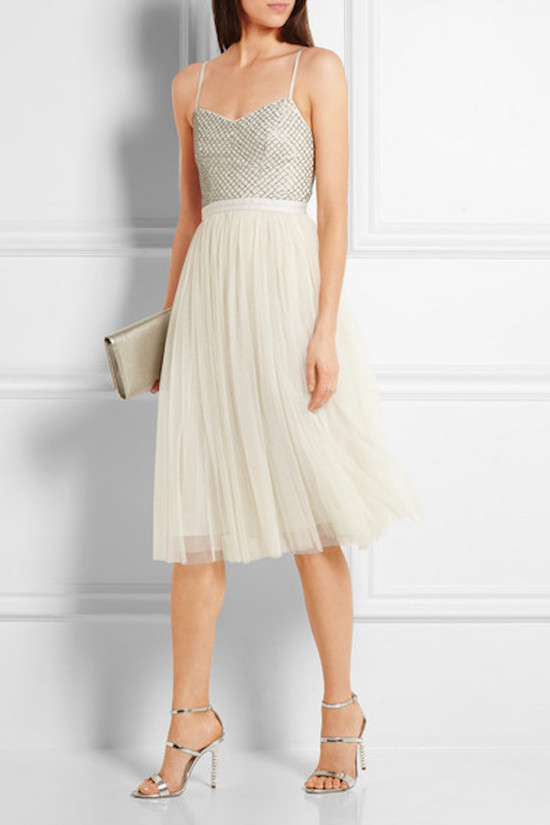 robe écru sur Net-à-porter