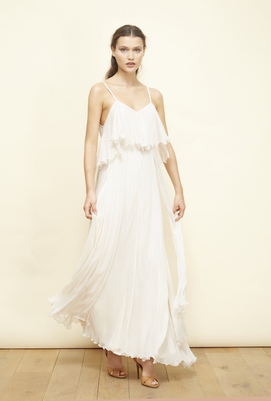 longue robe de mariée fluide Mes Demoiselles Paris