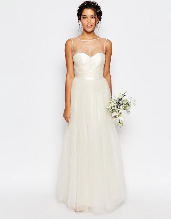 longue robe blanche Chi Chi London