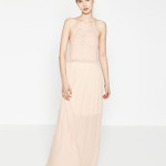Robe rose pâle sur Zara