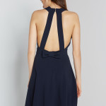 Robe courte bleue marine de chez Claudie Pierlot