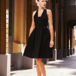 Robe noire Claudie Pierlot avec noeud dans le dos