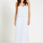 Robe longue bleue ciel de s.Oliver sur Zalando
