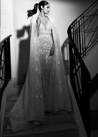 zuhair murad - valentine with cape - Le Wedding Magazine