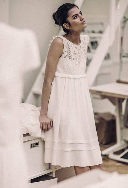 Laure de Sagazan - Robe Voltaire - Le Wedding Magazine