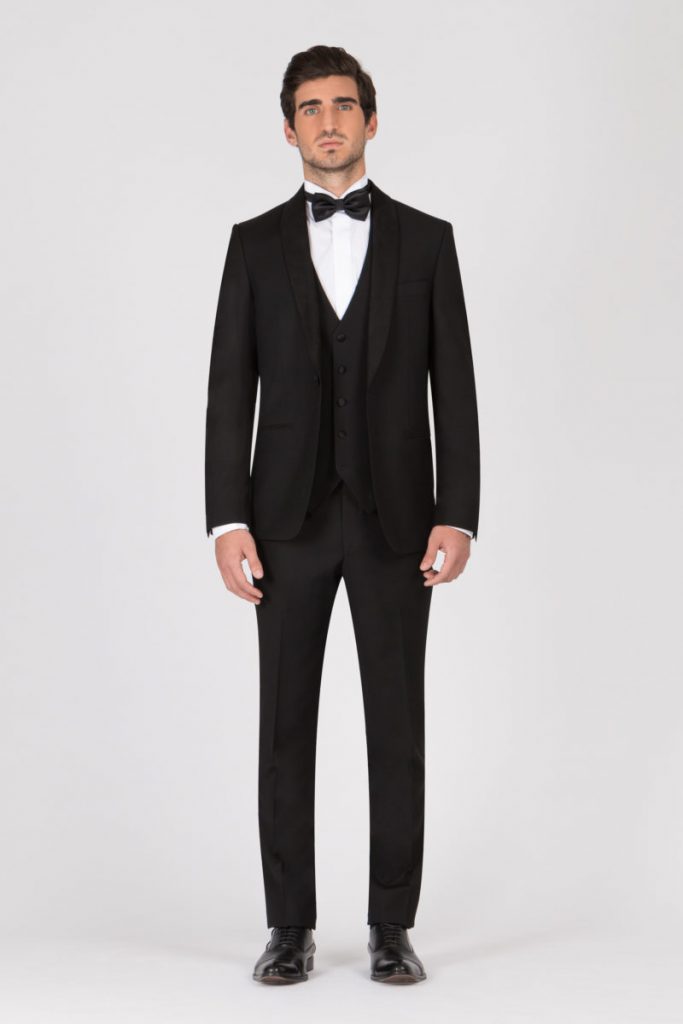 Le Wedding Magazine - Blog Mariage - Costumes & Smokings noirs mariage - ©La Maison de l'Homme
