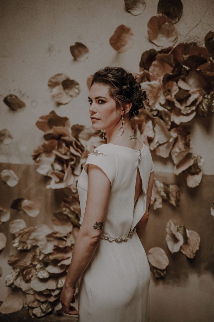 Robe de mariée dos nu