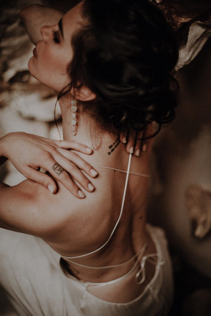 Robe de mariée dos nu