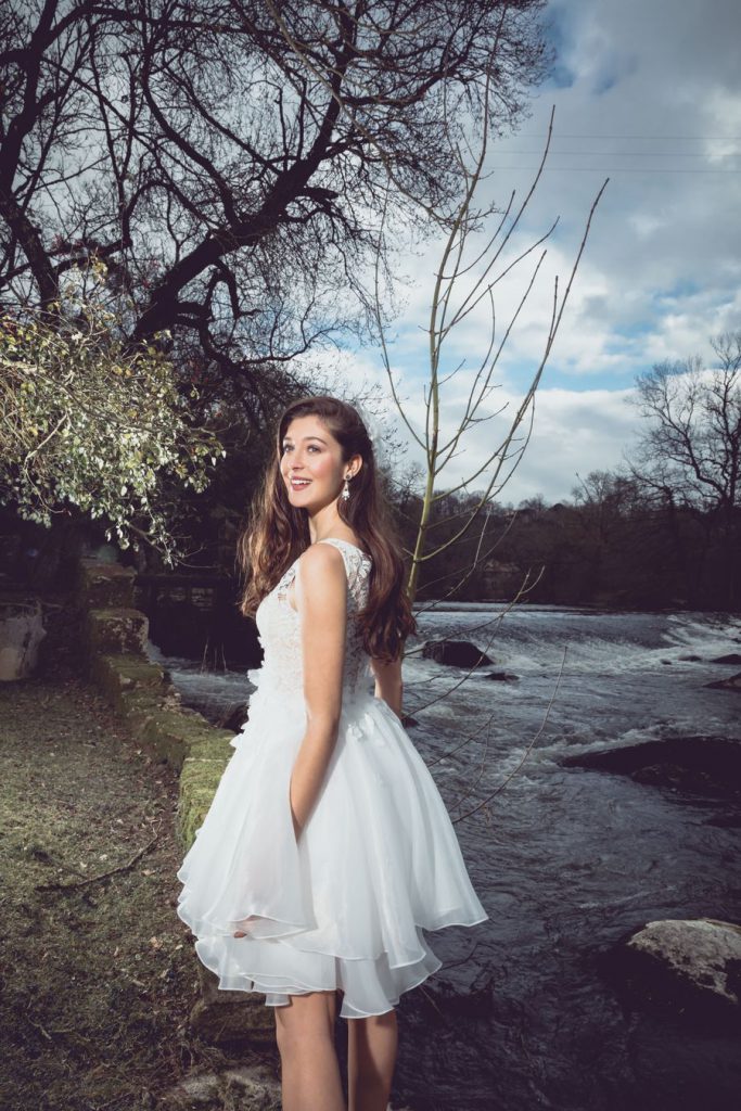 Robe de mariée courte