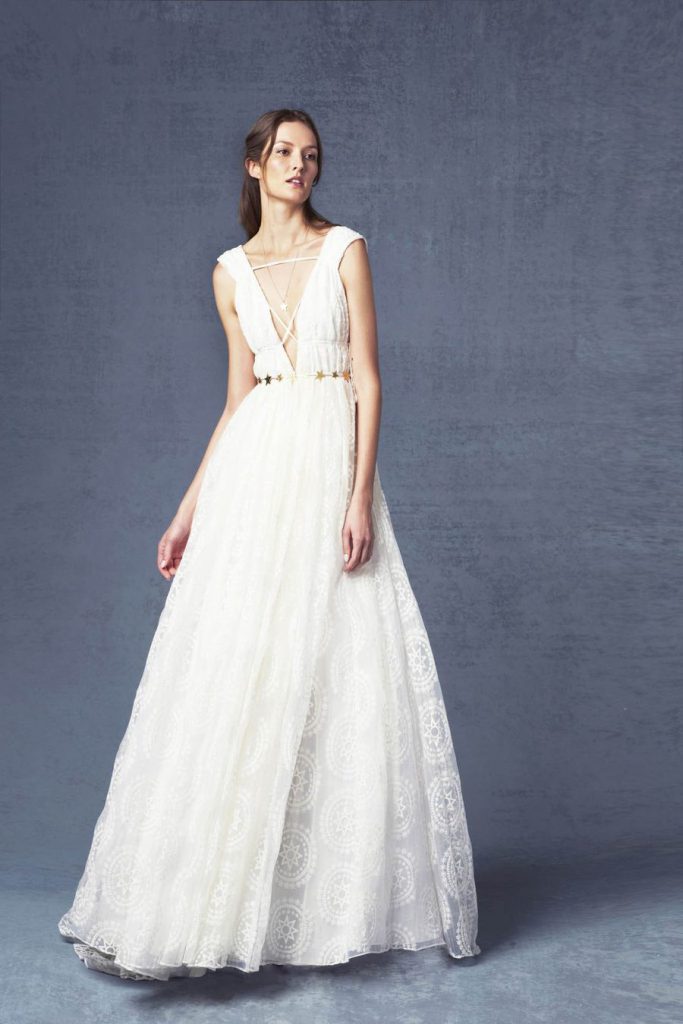 Robe de mariée avec ceinture