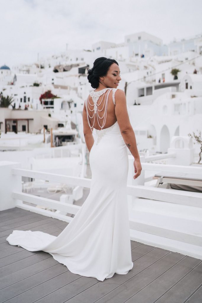 Mariée dans sa robe