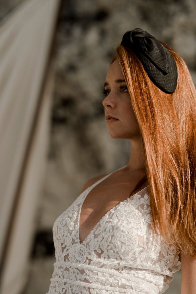 Robe de mariée princesse pour se marier à la mer