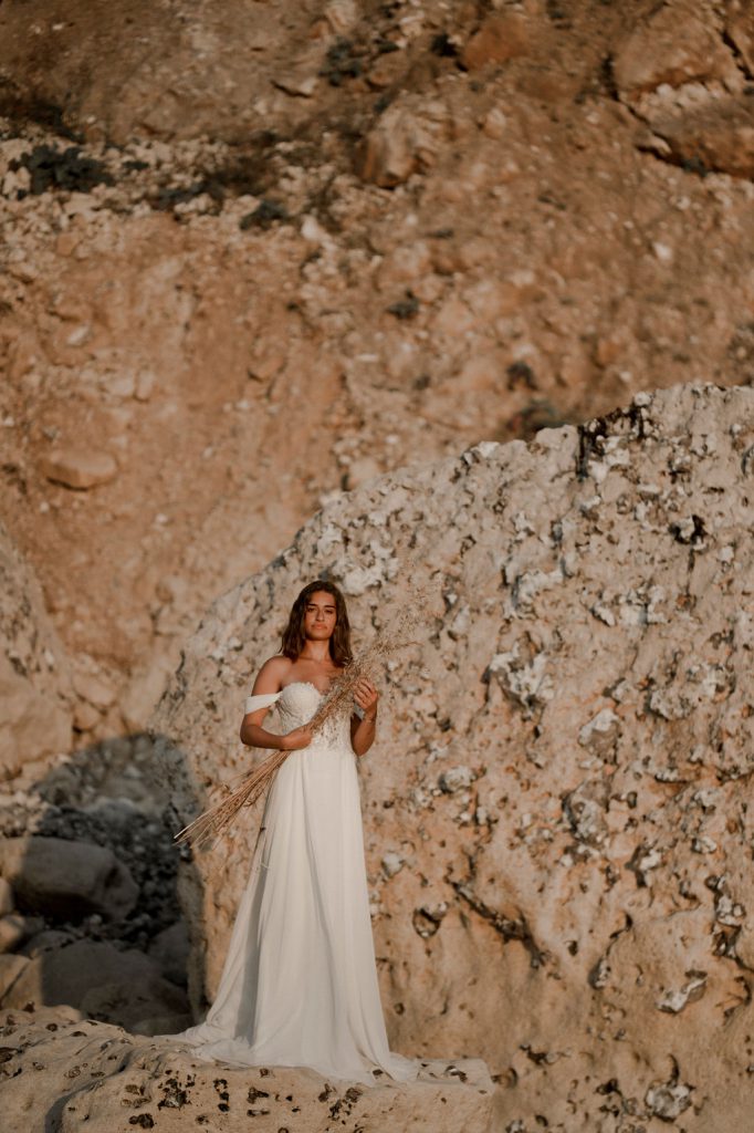 Robe de mariée pour un mariage d'été à la plage