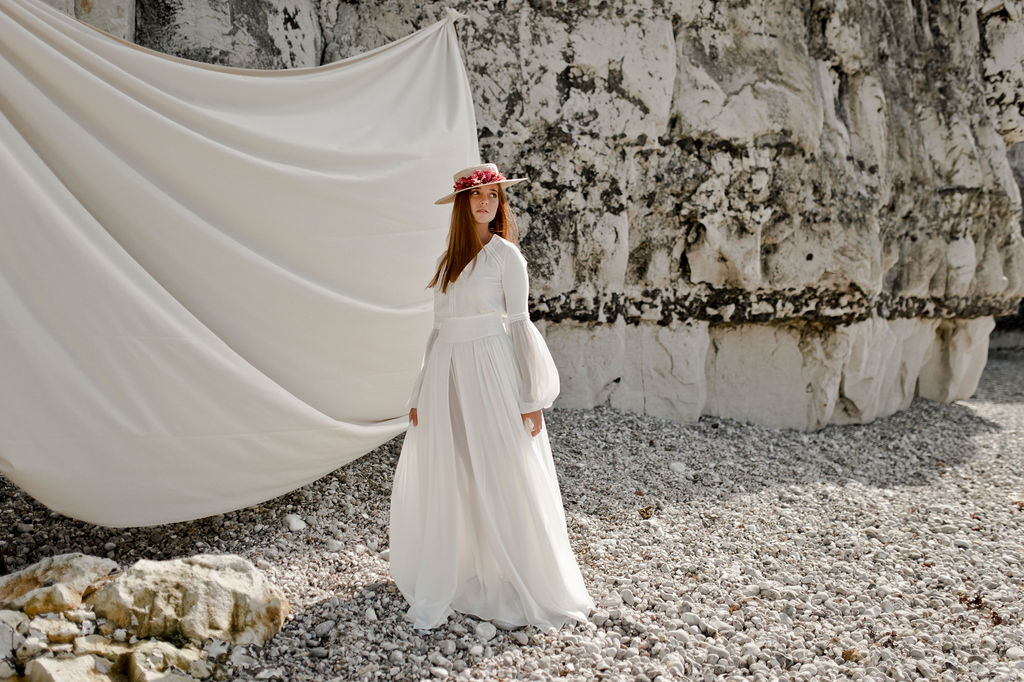 Robe de mariée pour un mariage sur la plage