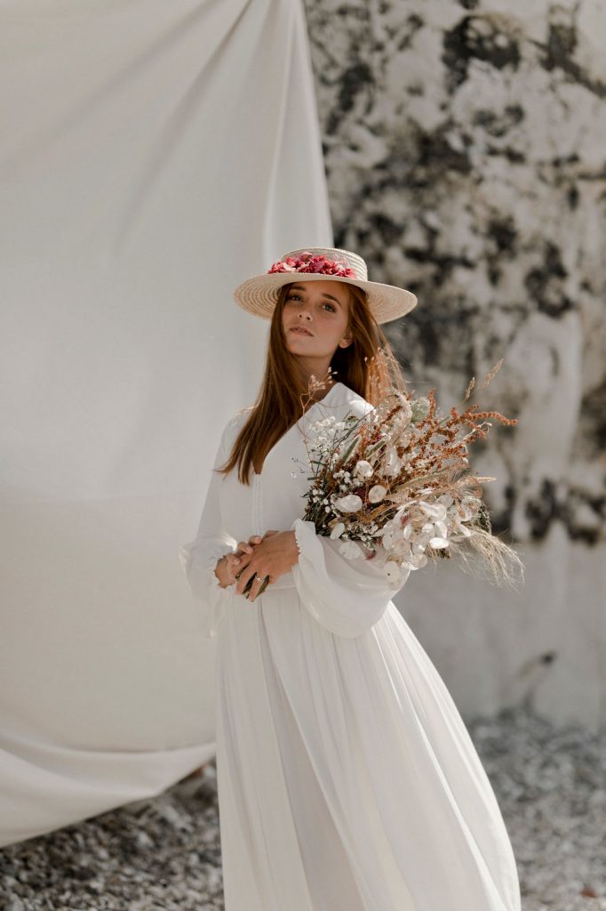 Robe de mariée pour un mariage sur la plage