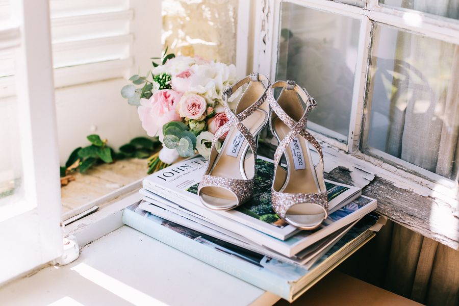 Les chaussures de la mariée Jimmy Choo
