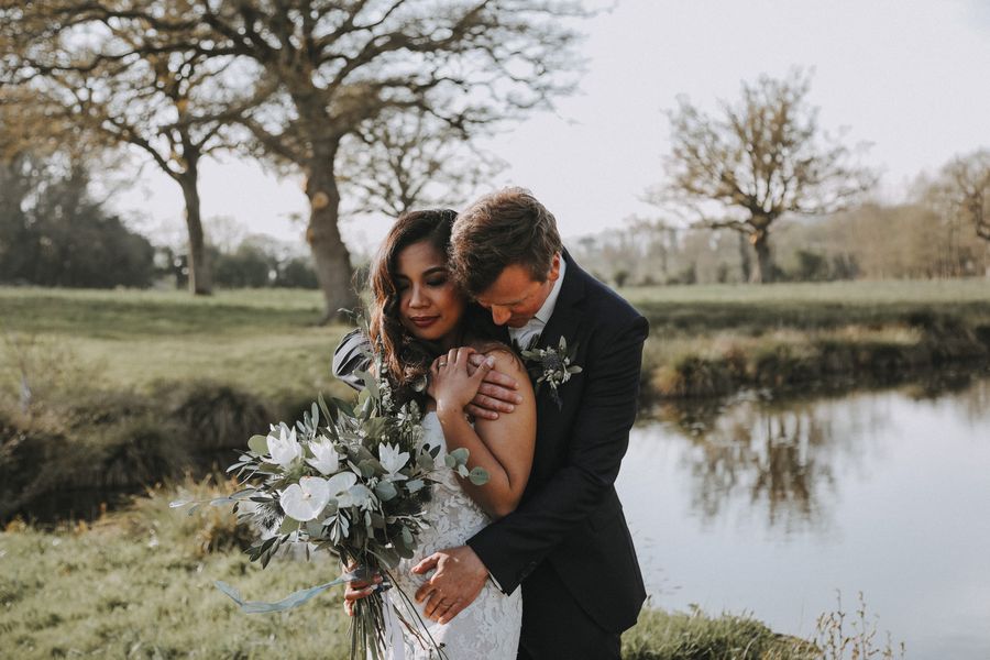 Photo de mariage à la campagne