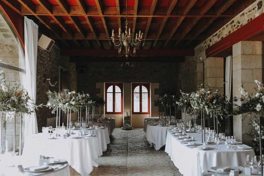 La décoration du lieu de réception du mariage