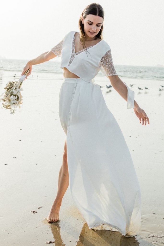 Robe de mariée deux pièces Mélodie Boitard