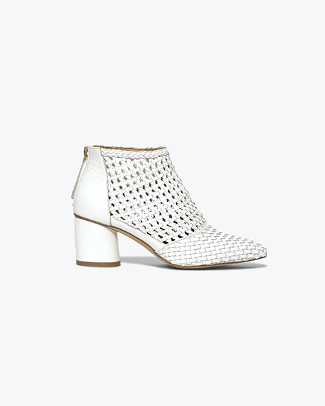 Bottine blanche mariage