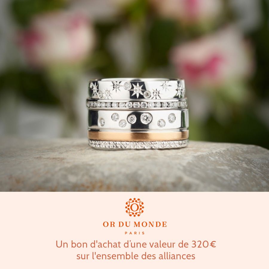 Jeu concours Mariage Je Le Veux : OR DU MONDE