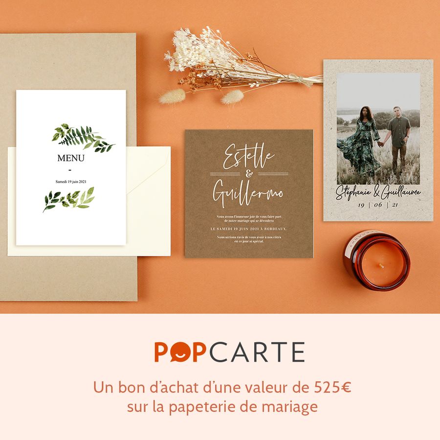 Jeu concours Mariage Je Le Veux : Pop Carte
