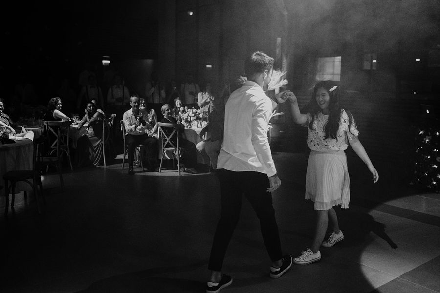 L'ouverture de bal des mariés avec la première danse