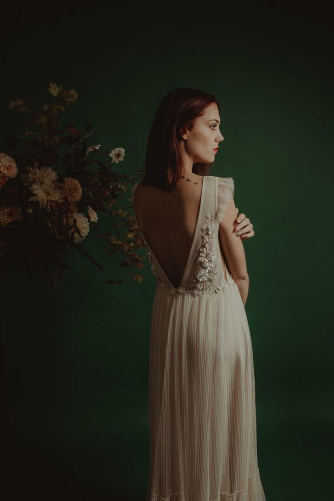Robe de mariée rose Elise Martimort