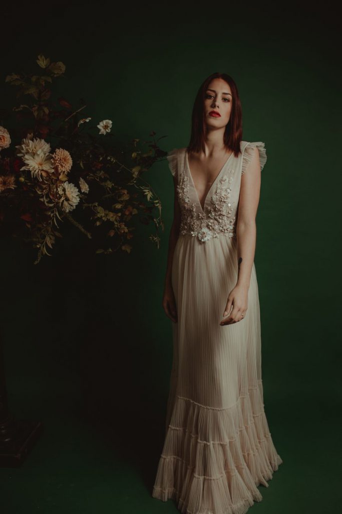 Robe de mariée rose Elise Martimort