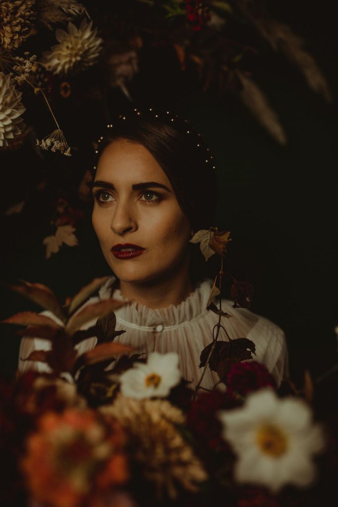 Robe de mariée et cape Amarildine