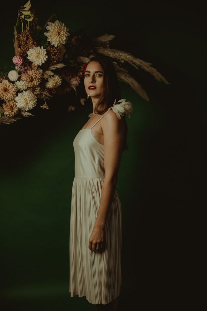 Robe de mariée rose courte Sessùn