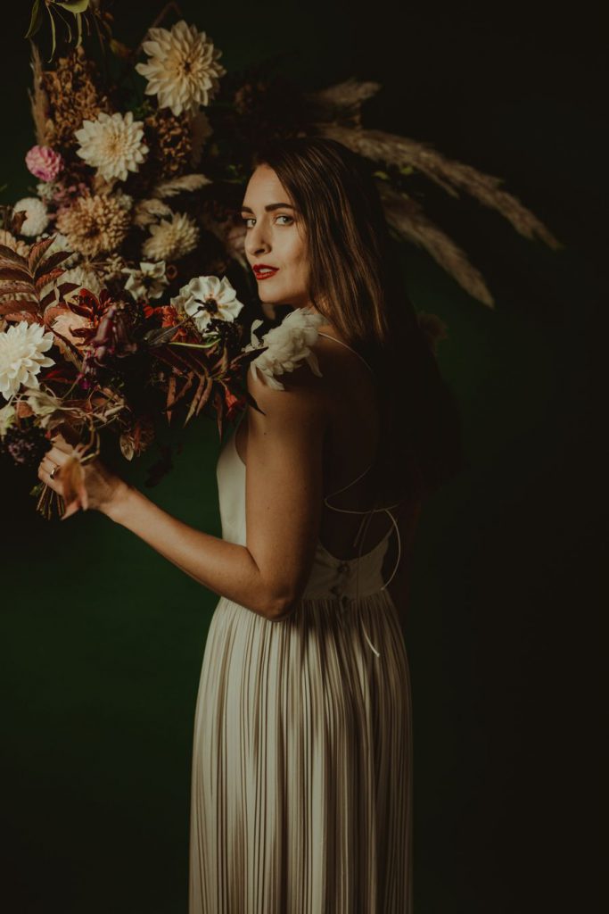 Robe de mariée rose courte Sessùn