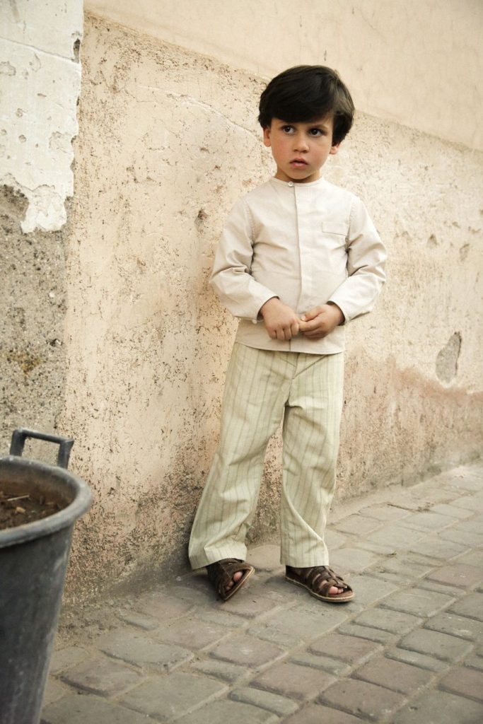 Pantalon garçon pour cortège de mariage