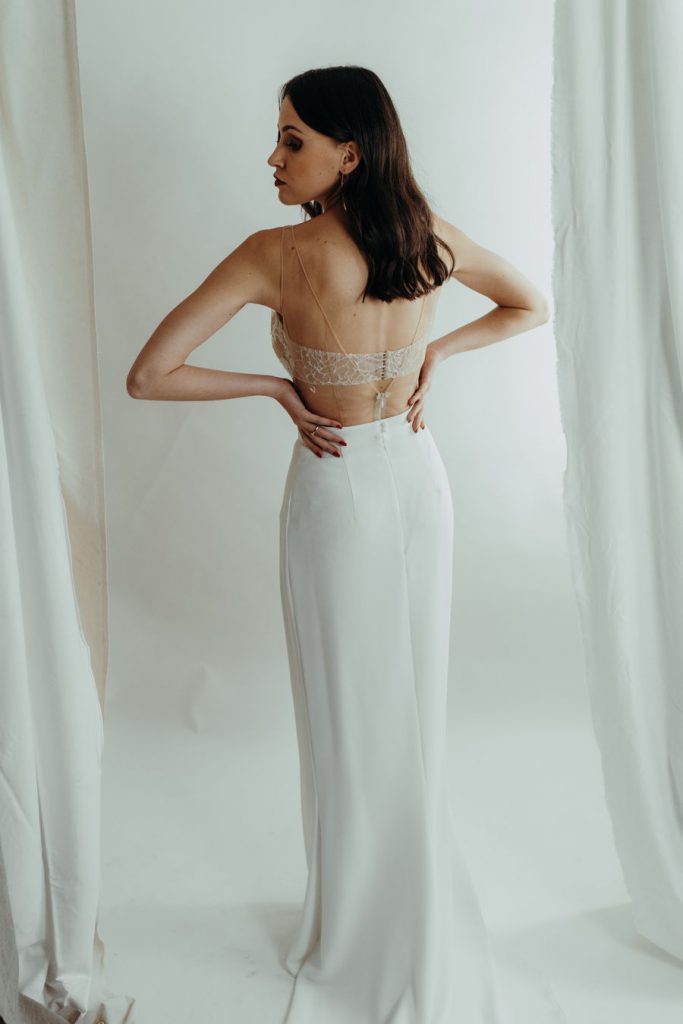 Robe de mariée bohème chic Cymbeline