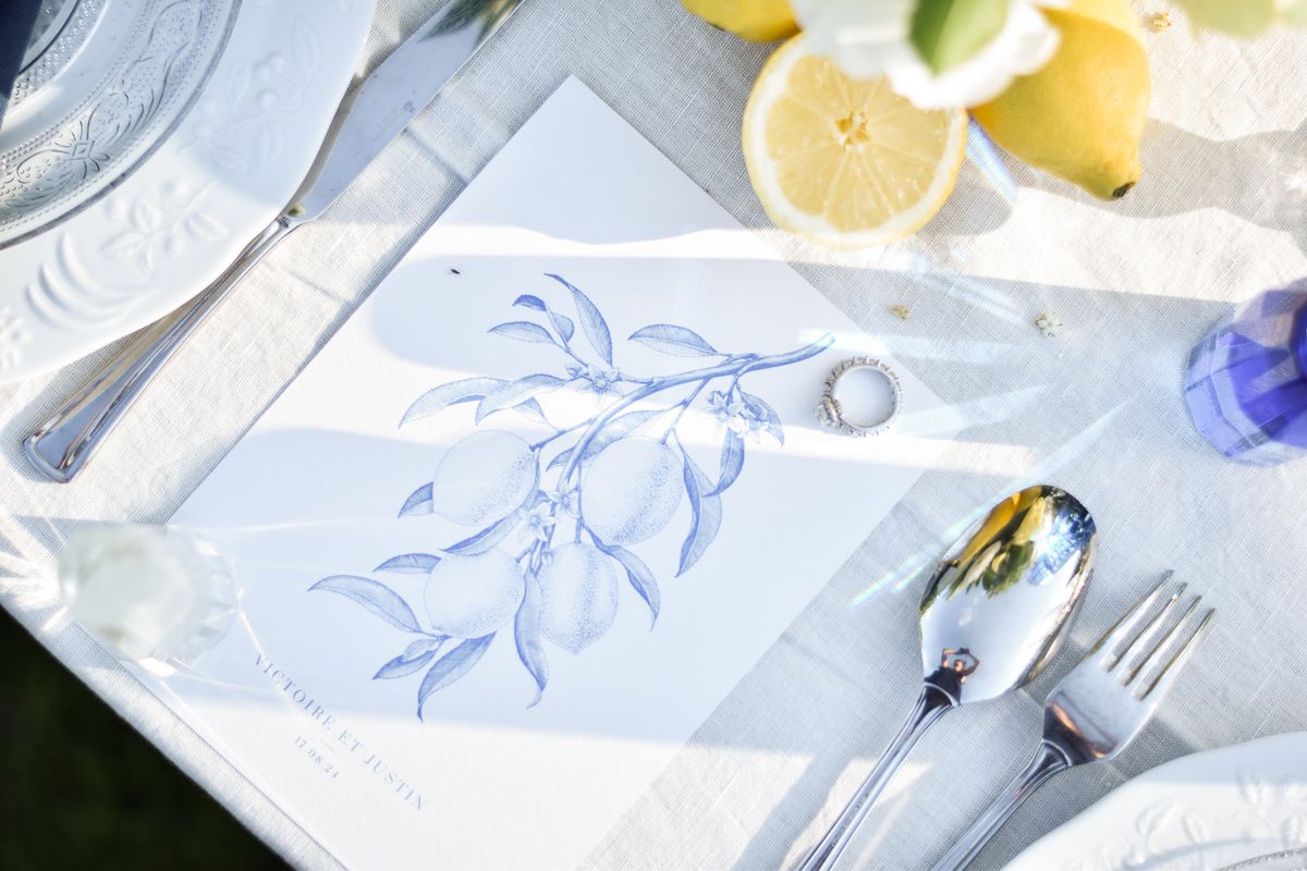 Table de mariage méditerranéenne
