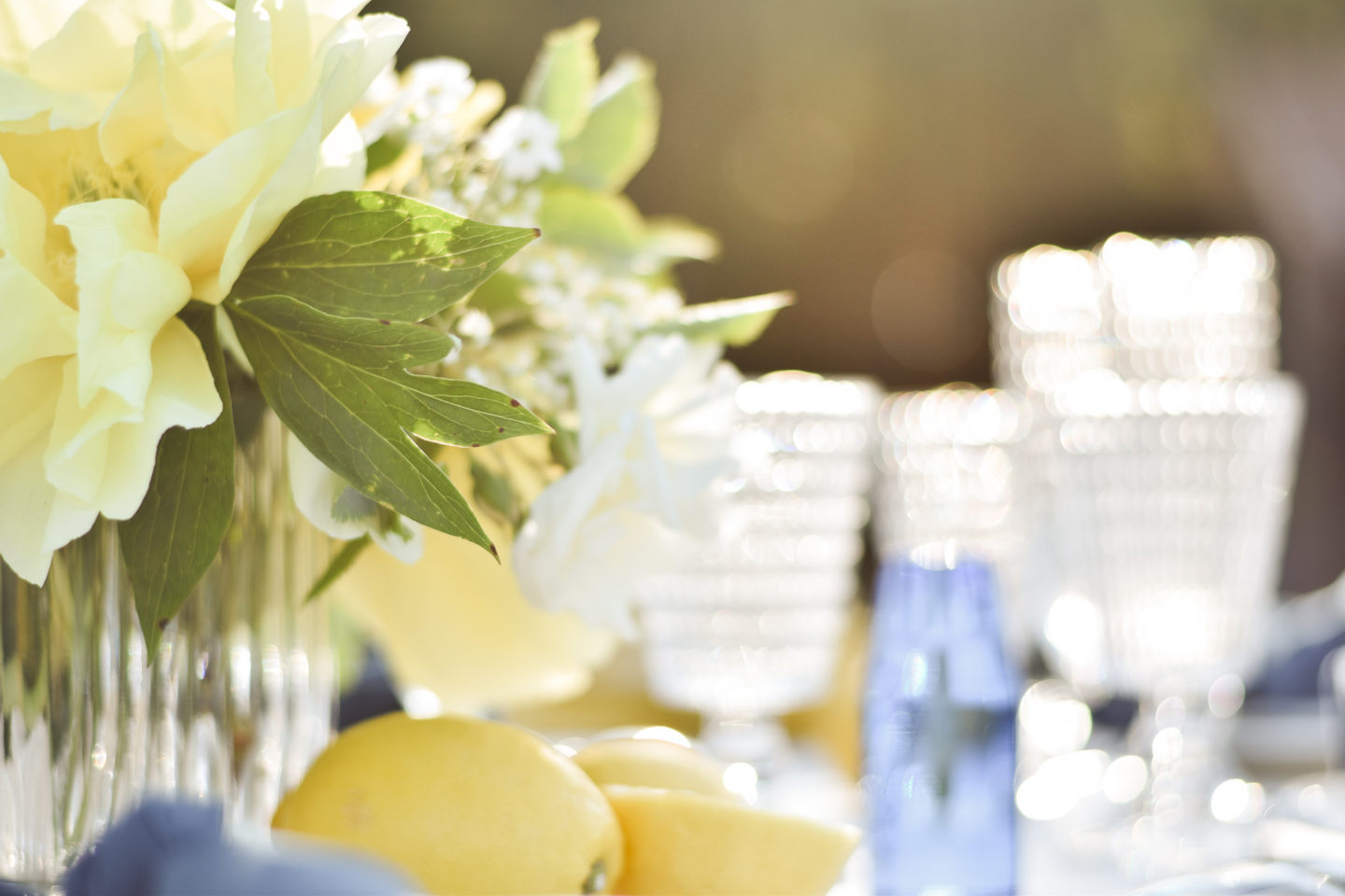 Table de mariage méditerranéenne