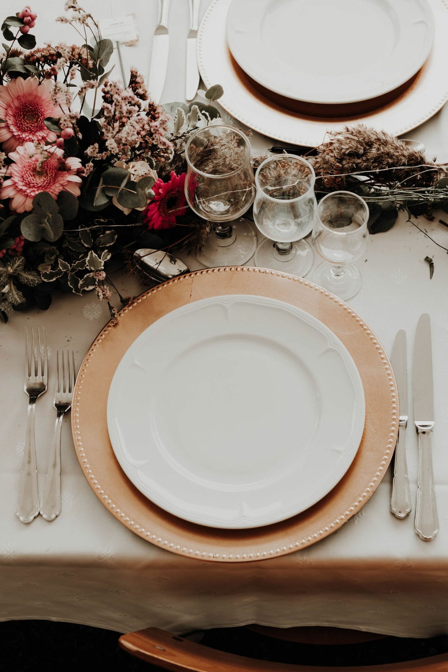 vaisselle table mariage