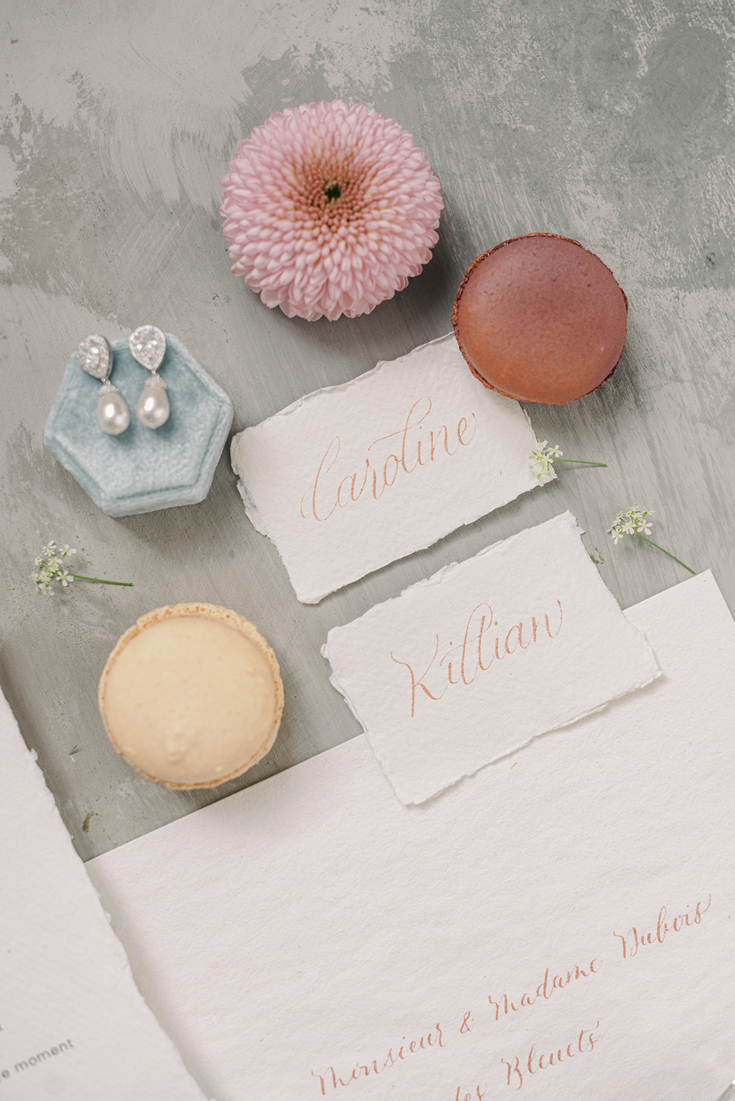 boucles d'oreilles mariage 