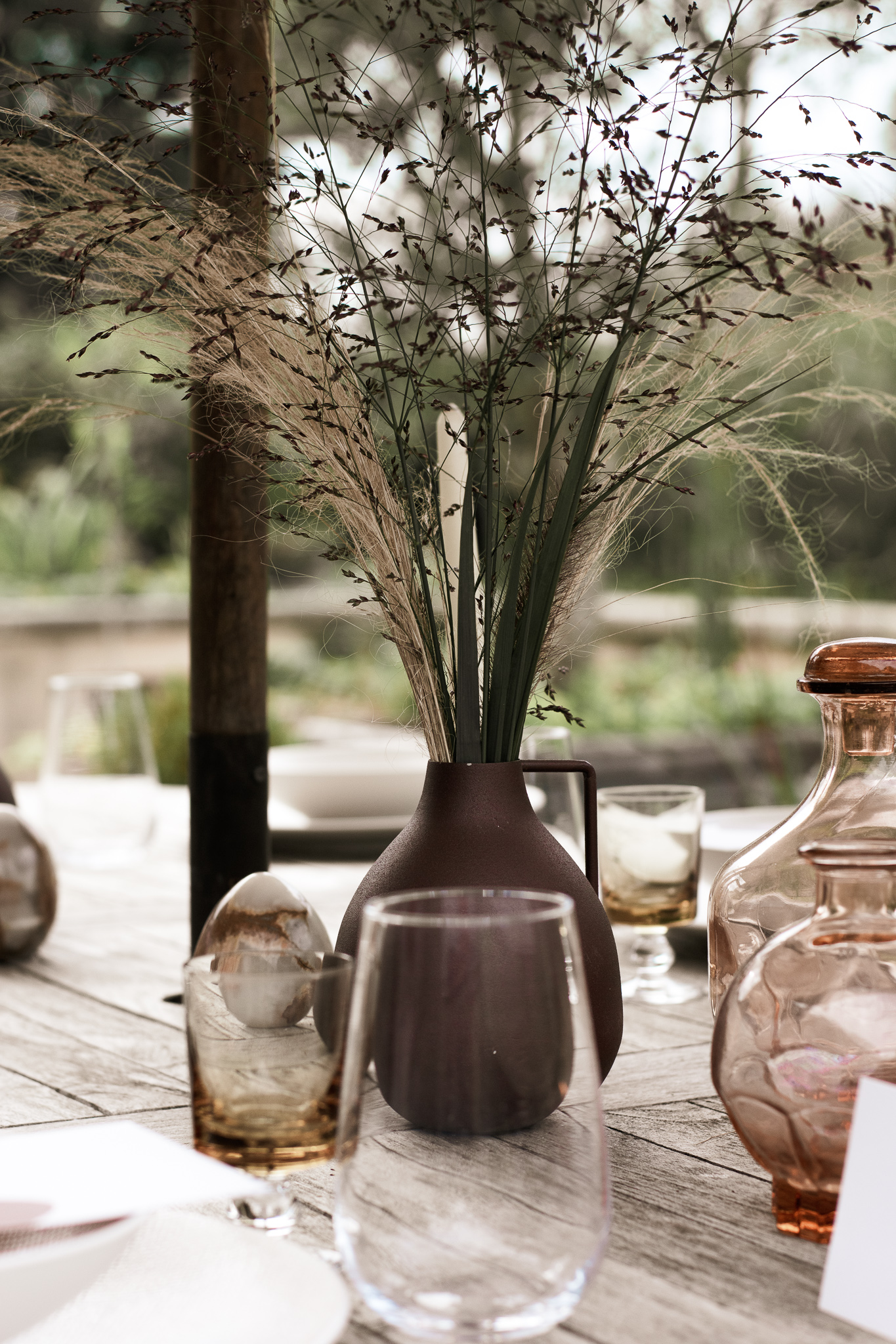 vase mariage table 