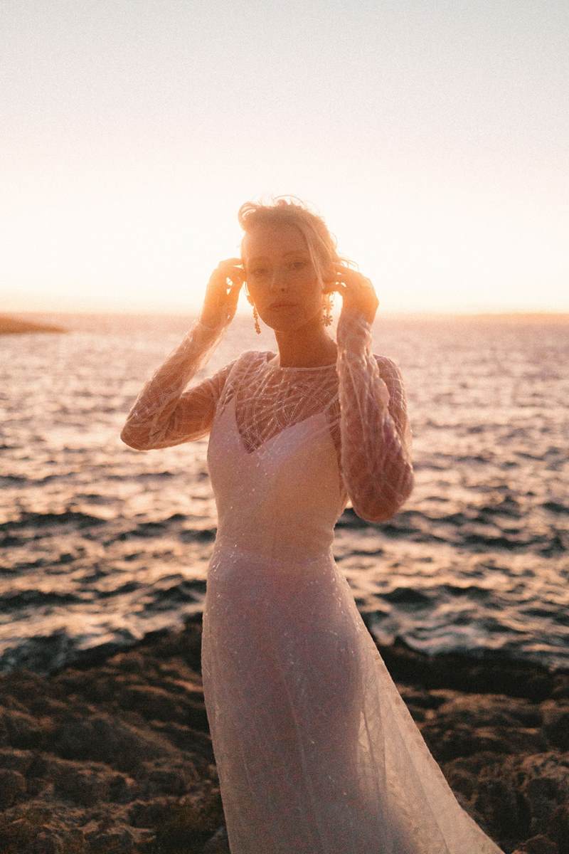Albe Editions -mariage - Wedding - Robe strass et paillettes - Maison Maelie