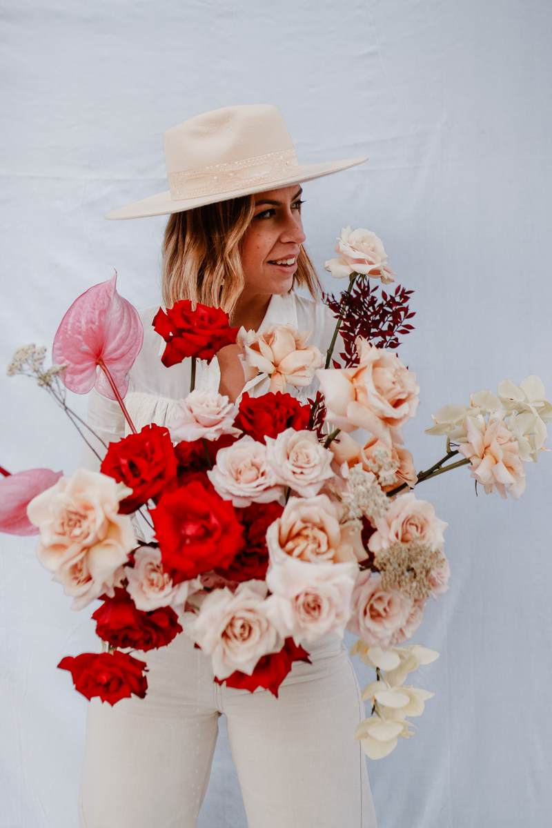 Albe Editions - wedding - mariage - Tepee sauvage - Compositions florales