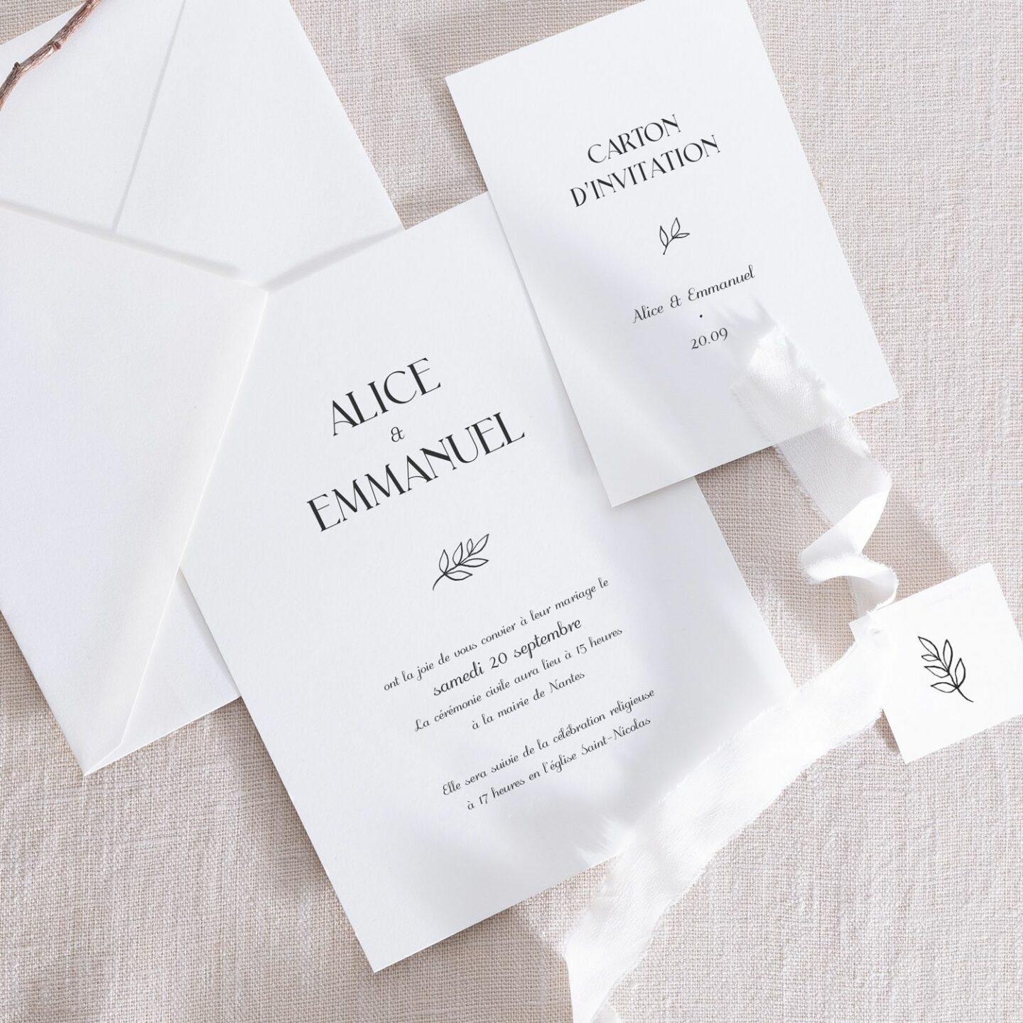 Albe Editions - Wedding - mariage - papeterie - Dyrade