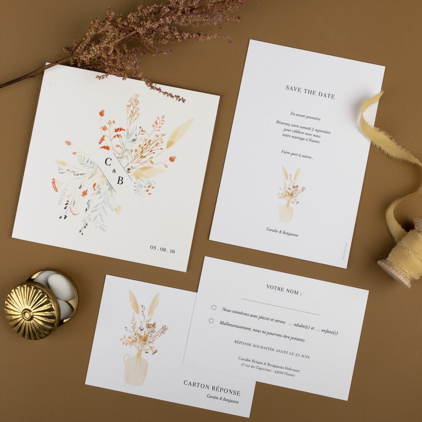 Albe Editions - Wedding - mariage - papeterie - Coup de cœur Rosemood - Solstice