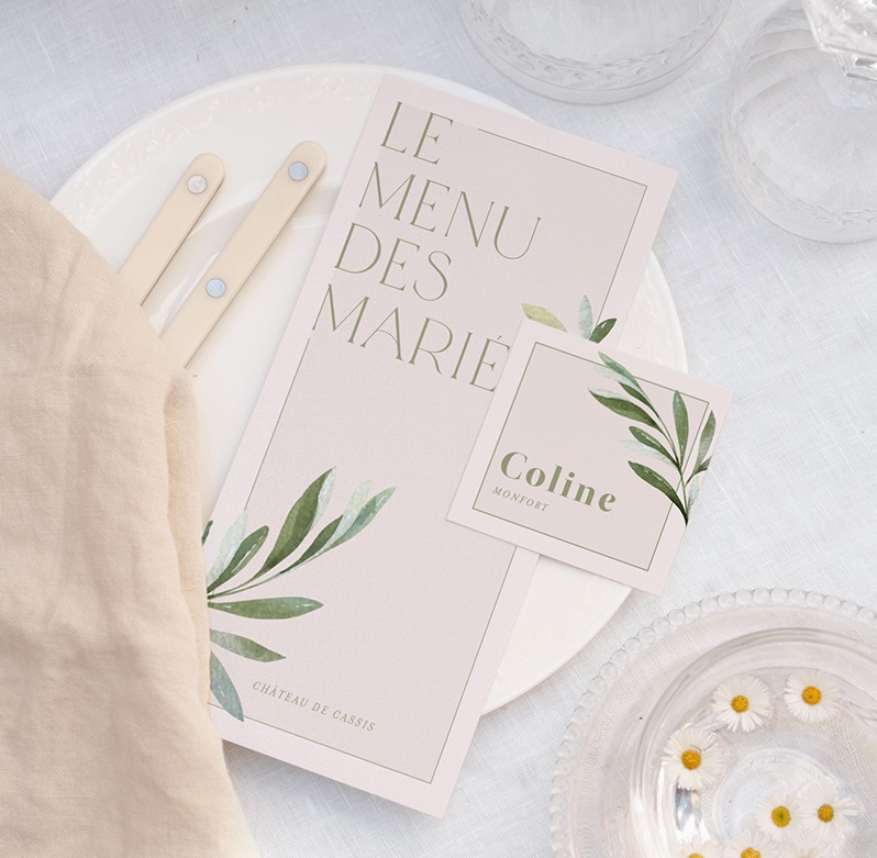 6 éléments de papeterie à adopter pour sublimer votre vin d’honneur et vos tables de mariage
