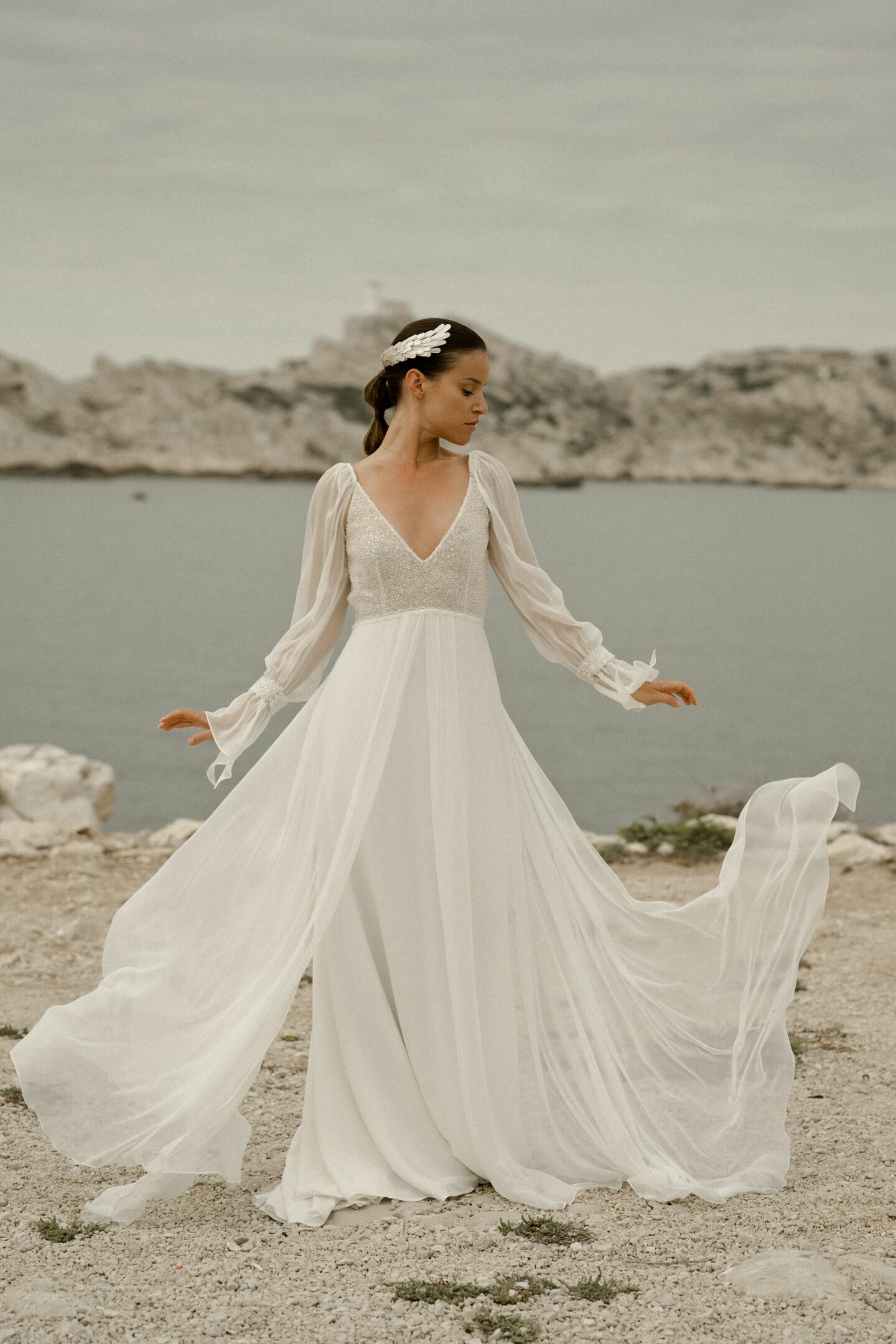 Albe Edition - Blog mariage - Wedding - shooting inspiration - Editorial - Île du Frioul - Mariage sur une île 