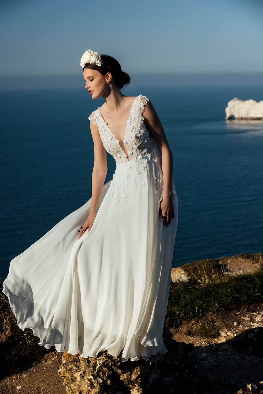 Albe Editions - Blog mariage - Wedding - Sélection - Tenues mariée florale