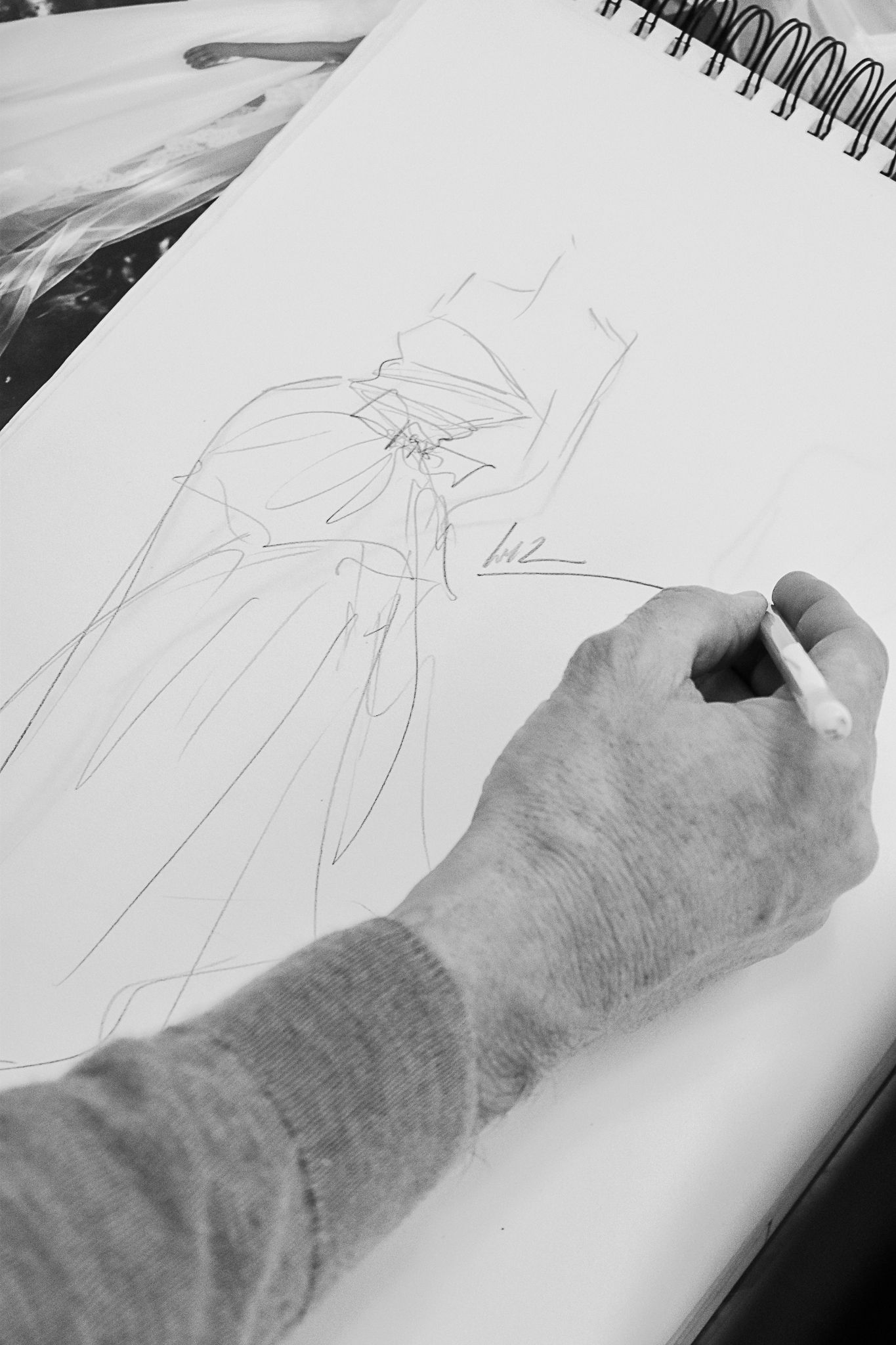 Une robe de mariée du créateur Gilles Zimmer
