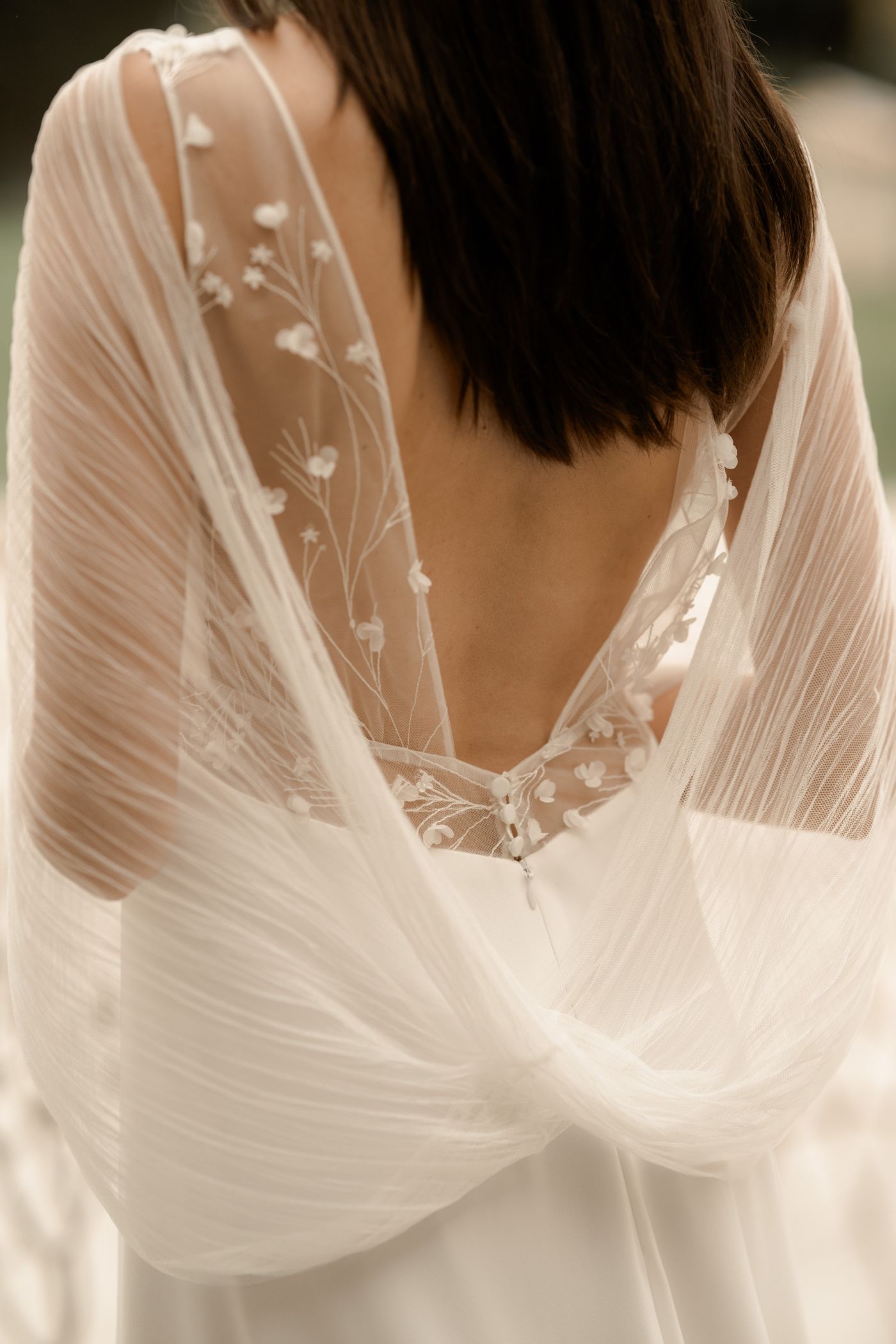 Robe de mariée dos nu