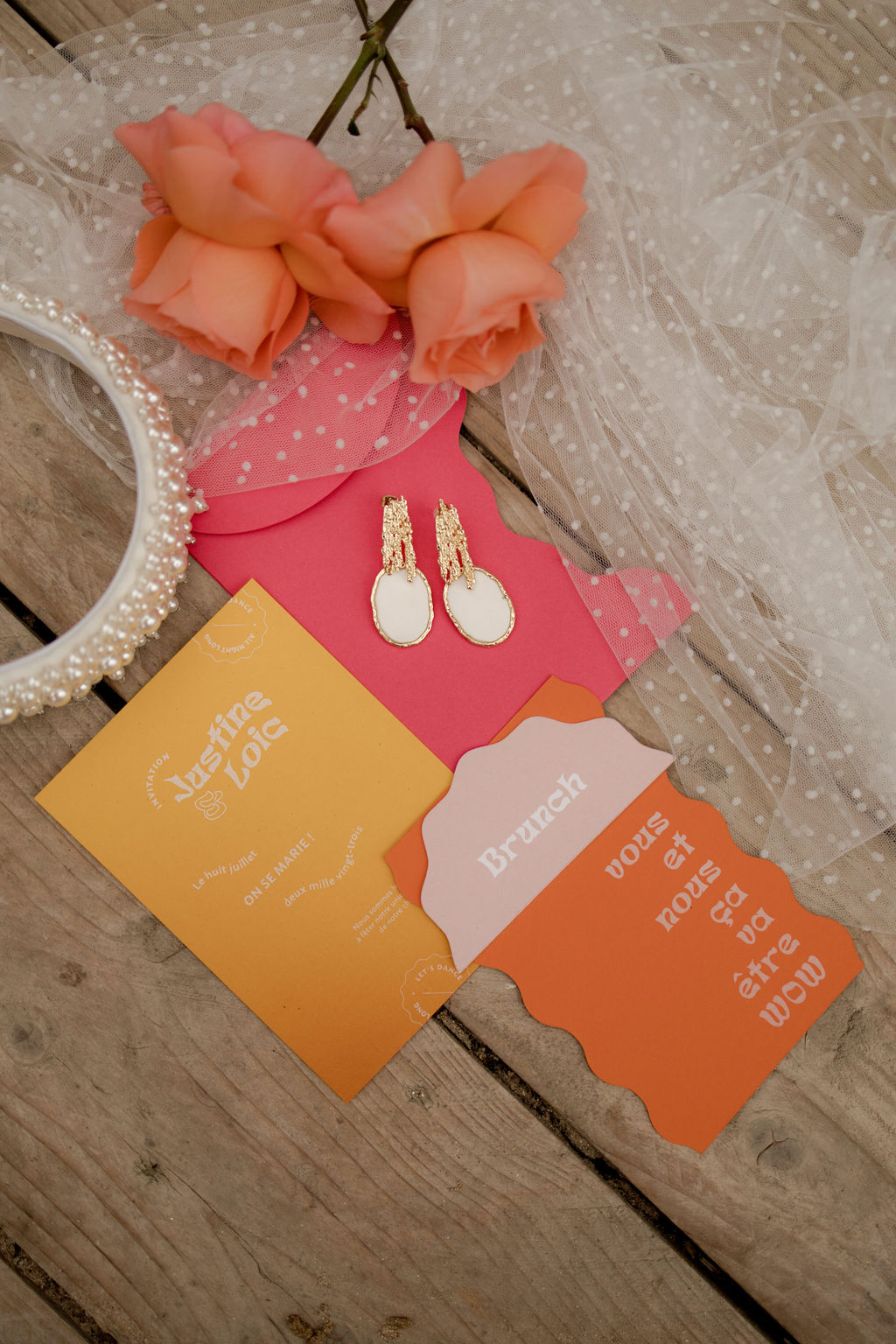 Un faire-part de mariage original avec Atelier Mutine