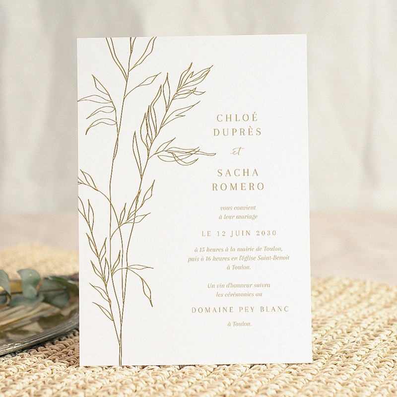 4 idées de faire-part pour votre mariage champêtre